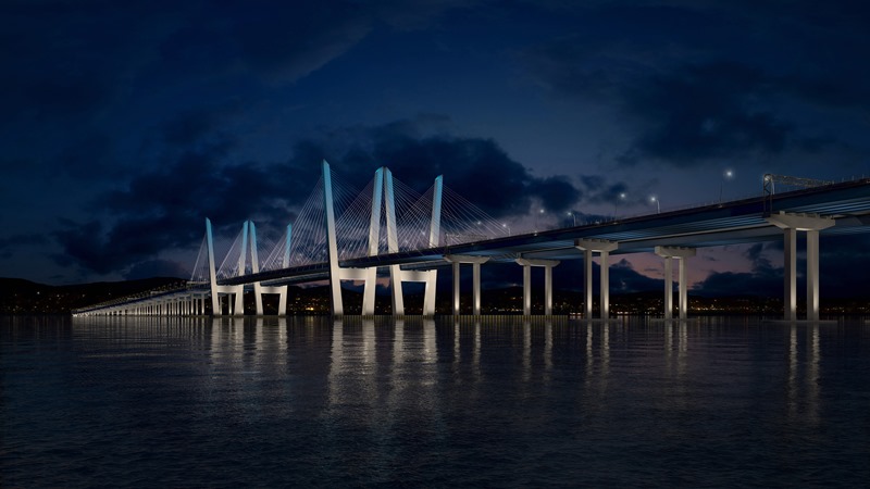 Инновационные решения освещения превратят мост New NY Bridge в США в гигантский холст, на котором можно будет воспроизводить многочисленные световые сценарии : Лампы, Светильники, Кабель,Розетки, Выключатели - интернет-магазин SVTsvet Киев